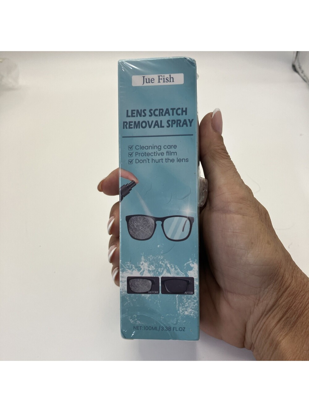 Jue-Fish Lens Scratch Remover, Repair Scuff Scratches Refurbished New Sealed